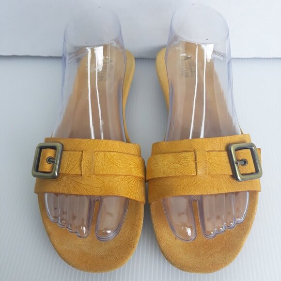 Clarks Artisan Collection Leather Sandal Mules 9 Summer Vacation Resort Beach - Picture 1 of 12